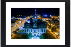 Oswego City Hall at Night