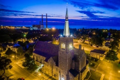 St. Mary's Church at twilight