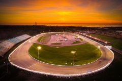 Oswego Speedway at Twilight